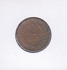 Kolombiya 2 Pesos 1987