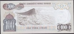6.Emisyon 3.Tertip 100 Lira J34 066813 Çilaltı Çil