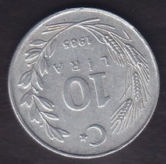1985 YILI 10 LİRA