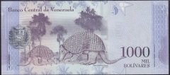 Venezuela 1000 Bolivares 2016 Çil Pick95a