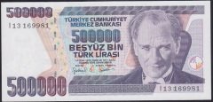 7.EMİSYON 4.TERTİP 500000 LİRA I13 169981 ÇİLALTI ÇİL