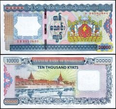 Myanmar 10000 Kyats 2012 ÇİL Pick 82