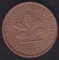Almanya 1 Pfennig 1983 J