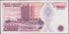 7.Emisyon 1.Tertip 20000 Lira C05 247547 Ççt Çilaltı
