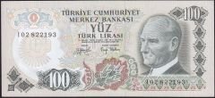 6.Emisyon 2.Tertip 100 Lira I02 822193 Çilaltı Çil