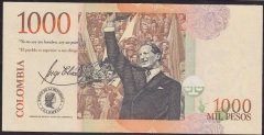 KOLOMBİYA 1000 PESO 2015 ÇİL