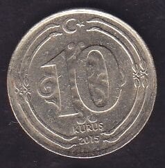 2015 Yılı 10 Kuruş