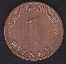 Almanya 1 Pfennig 1983 J