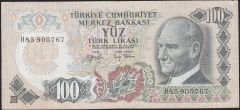 6.Emisyon 2.Tertip 100 Lira H85 905767 Çok Temiz