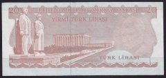 6.EMİSYON 3.TERTİP 20 LİRA G80 197733 ÇÇT +