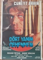 Cüneyt Arkın - Dört Yanım Cehennem - Film Afişi