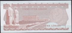 6.Emisyon 3.Tertip 20 Lira F32 745807 Çilaltı Çil