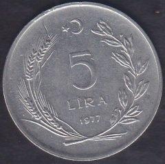 1977 YILI 5 LİRA