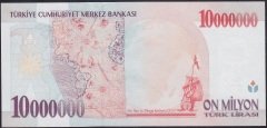 7.EMİSYON 10 000 000 LİRA D75 289636 ÇİL