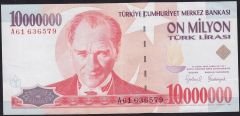 7.Emisyon 10 000 000 Lira A61 636579