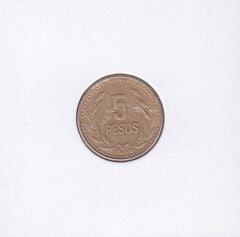 Kolombiya 5 Pesos 1991
