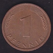 Almanya 1 Pfennig 1983 J