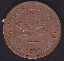 Almanya 1 Pfennig 1983 J