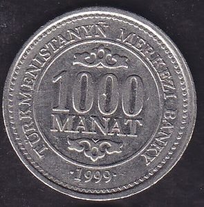 Türkmenistan 1000 Manat 1999