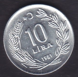 1981 YILI 10 LİRA ÇİL