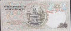 6.EMİSYON 1.TERTİP 50 LİRA F39 005995 ÇÇT +