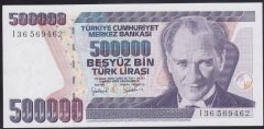 7.EMİSYON 4.TERTİP 500000 LİRA I36 596462 ÇİL