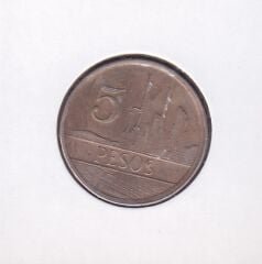 Kolombiya 5 Pesos 1981
