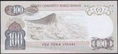 6.Emisyon 1.Tertip 100 Lira B63 063313 Çilaltı
