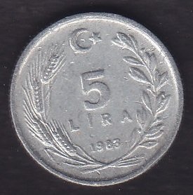 1983 YILI 5 LİRA