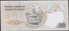 6.EMİSYON 1.TERTİP 50 LİRA F29 168166 ÇİLALTI
