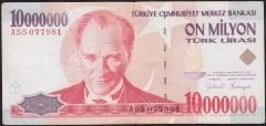 7.Emisyon 10 000 000 Lira A55 077981