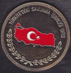 Türkiye deki Savunma işbirliği Ofisi Madalya 52 mm