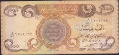 Irak 1000 Dinar 2003 Çok Temiz
