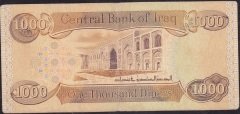Irak 1000 Dinar 2003 Çok Temiz