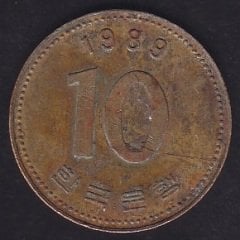 Güney Kore 10 Won 1989