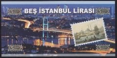 ÖZEL BASKI 5 İSTANBUL LİRASI - HOLOGRAMLI - EMNİYET ŞERİTLİ