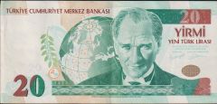 8.Emisyon 20 YTL A17 681512 Çok Çok Temiz+