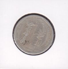 Kolombiya 10 Pesos 1985