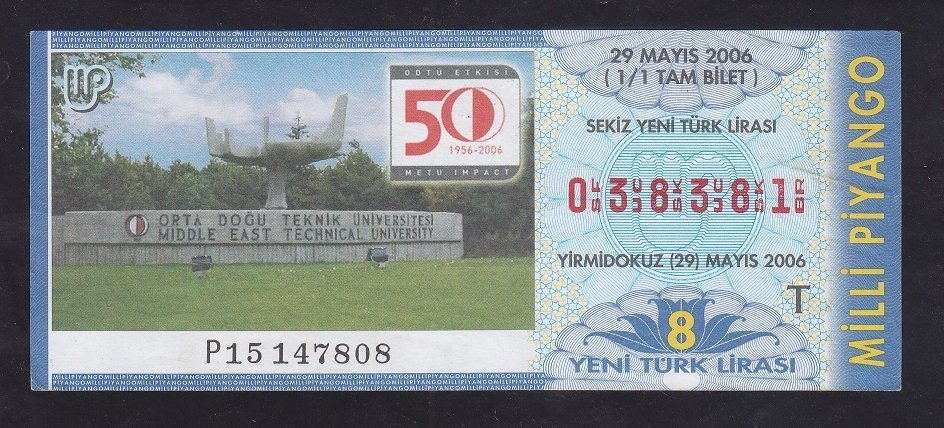 2006 29 MAYIS TAM BİLET
