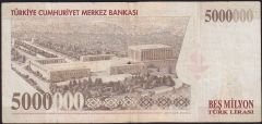 7.Emisyon 5 000 000 Lira M08 074373 Çok Temiz
