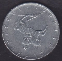 1976 YILI 5 LİRA ( NOKTALI ) eski para mezat