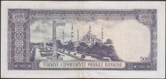 5.Emisyon 4.Tertip 500 lira Y36 031421 Çok Temiz - Ççt