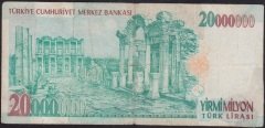 7.EMİSYON 20 000 000 LİRA A01 073959 HALİYLE