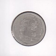 Kolombiya 10 Pesos 1981