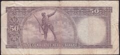 5.Emisyon 6.Tertip 50 Lira L77 092954 Çok Temiz