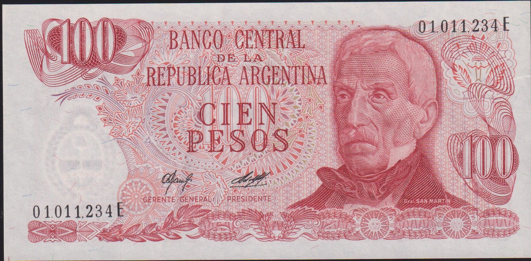 Arjantin 100 Pesos 1976 Çilaltı Pick 302b