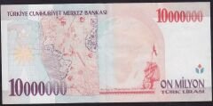 7.Emisyon 10.000.000 Lira D43 773805 Çok Temiz+