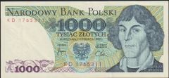 Polonya 1000 Zloty 1982 Ççt Çilaltı Pick 146c
