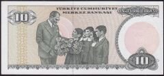 7.Emisyon 2.Tertip 10 Lira E66 012855 Çilaltı Çil