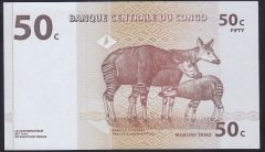 KONGO 50 CENTİMES 1997 ÇİL